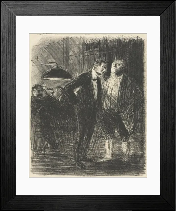 Framed Print : Le Decave. Creator: Jean Louis Forain (French, 1852-1931) Framed Print : Le Decave. Creator: Jean Louis Forain (French, 1852-1931)