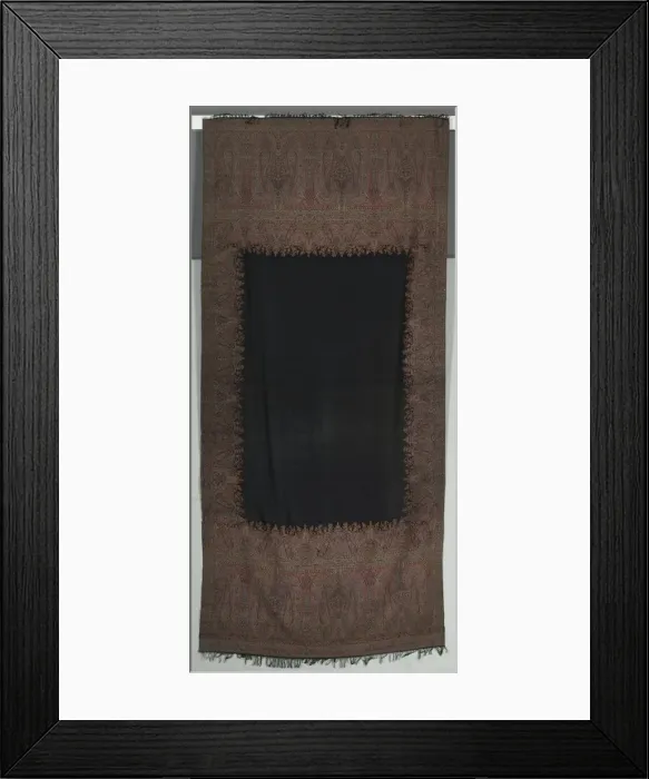 Framed Print : Long Shawl with Galleries, 1830-1835. Creator: Unknown Framed Print : Long Shawl with Galleries, 1830-1835. Creator: Unknown