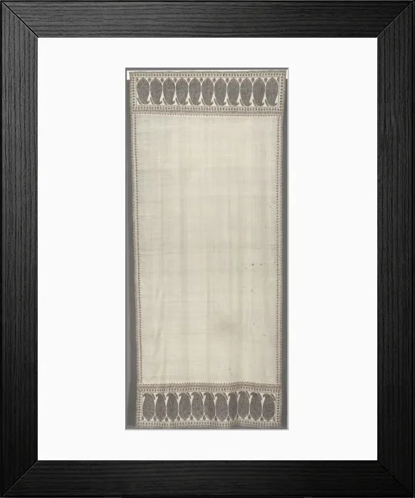 Framed Print : Long Shawl, c. 1812. Creator: Unknown Framed Print : Long Shawl, c. 1812. Creator: Unknown