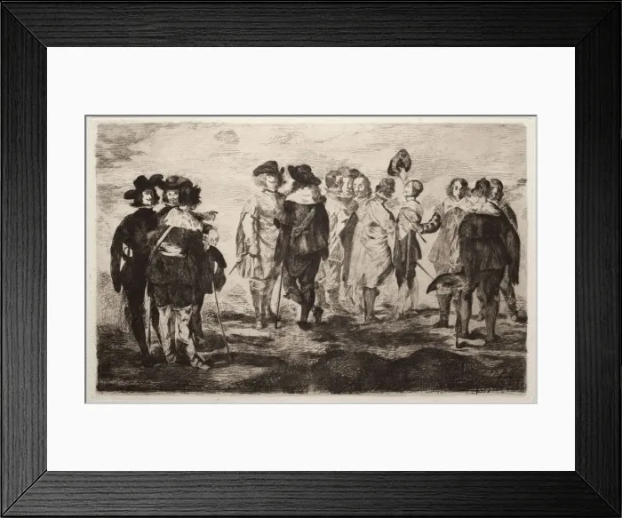 Framed Print : Les petits cavaliers. Creator: Edouard Manet (French, 1832-1883) Framed Print : Les petits cavaliers. Creator: Edouard Manet (French, 1832-1883)