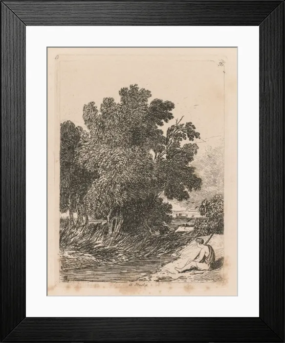 Framed Print : Liber Studiorum: Plate 16, A Study, 1838. Creator: John Sell Cotman (British, 1782-1842) Framed Print : Liber Studiorum: Plate 16, A Study, 1838. Creator: John Sell Cotman (British, 1782-1842)