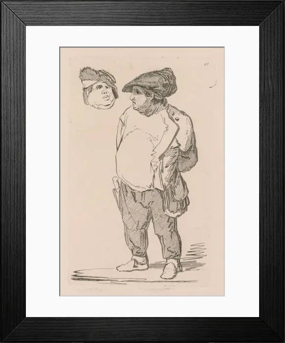 Framed Print : Liber Studiorum: Plate 47, A Study, 1838. Creator: John Sell Cotman (British, 1782-1842) Framed Print : Liber Studiorum: Plate 47, A Study, 1838. Creator: John Sell Cotman (British, 1782-1842)