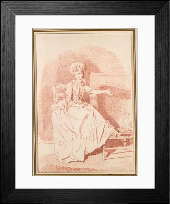 Framed Print : LInvite, 1775. Creator: Louis Rolland Trinquesse (French, ca. 1746-ca. 1800) Framed Print : LInvite, 1775. Creator: Louis Rolland Trinquesse (French, ca. 1746-ca. 1800)