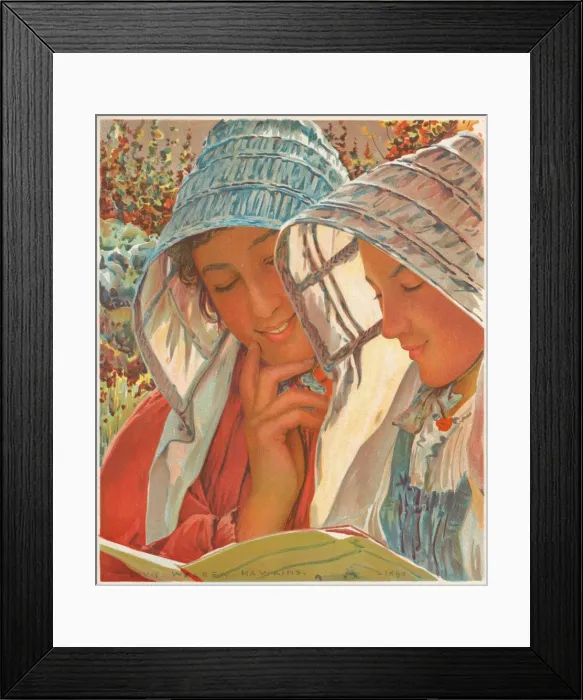 Framed Print : LEstampe Moderne: Liseuses. Creator: Louis Welden Hawkins (French, 1849-1910); Imprimerie Framed Print : LEstampe Moderne: Liseuses. Creator: Louis Welden Hawkins (French, 1849-1910); Imprimerie