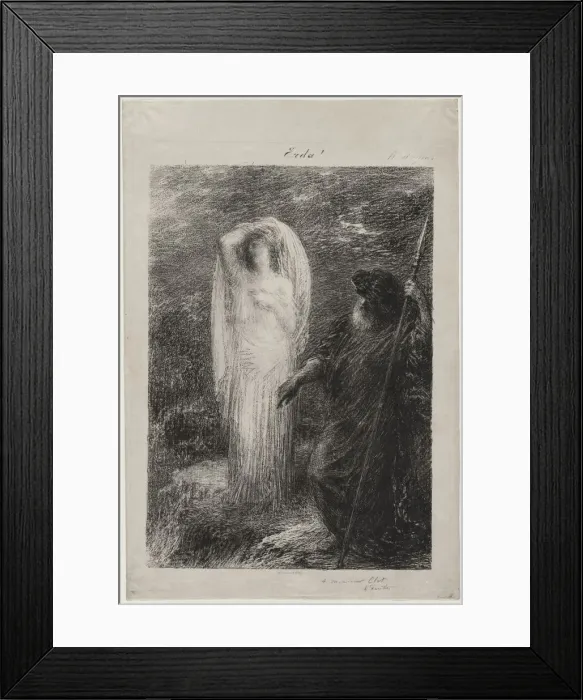 Framed Print : LEvocation dErda, 1885. Creator: Henri Fantin-Latour (French, 1836-1904) Framed Print : LEvocation dErda, 1885. Creator: Henri Fantin-Latour (French, 1836-1904)