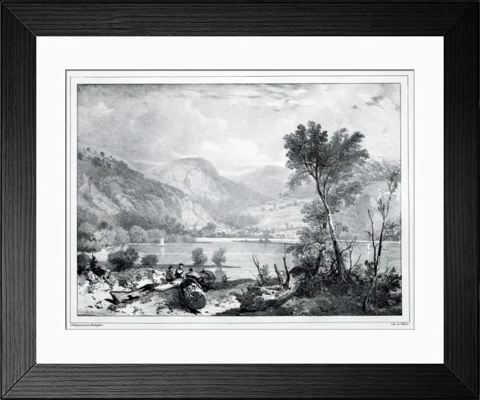 Framed Print : Lochkillin, 1826. Creator: Richard Parkes Bonington (British, 1802-1828) Framed Print : Lochkillin, 1826. Creator: Richard Parkes Bonington (British, 1802-1828)