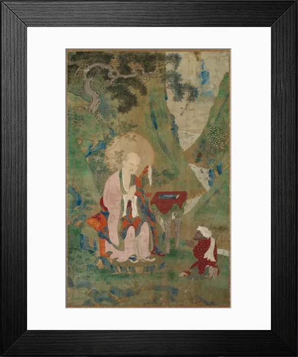 Framed Print : Lohan (Immortal), 1600s. Creator: Unknown Framed Print : Lohan (Immortal), 1600s. Creator: Unknown