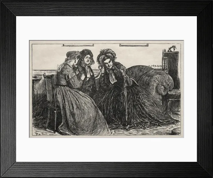 Framed Print : Life in London, 1866. Creator: George Louis Palmella Busson Du Maurier (British, 1834-1896) Framed Print : Life in London, 1866. Creator: George Louis Palmella Busson Du Maurier (British, 1834-1896)