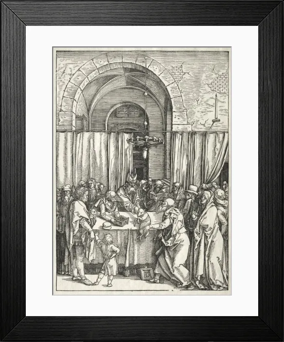 Framed Print : Life of the Virgin: Rejection of Joachims Sacrifice, 1504-1505. Creator: Albrecht Dürer Framed Print : Life of the Virgin: Rejection of Joachims Sacrifice, 1504-1505. Creator: Albrecht Dürer