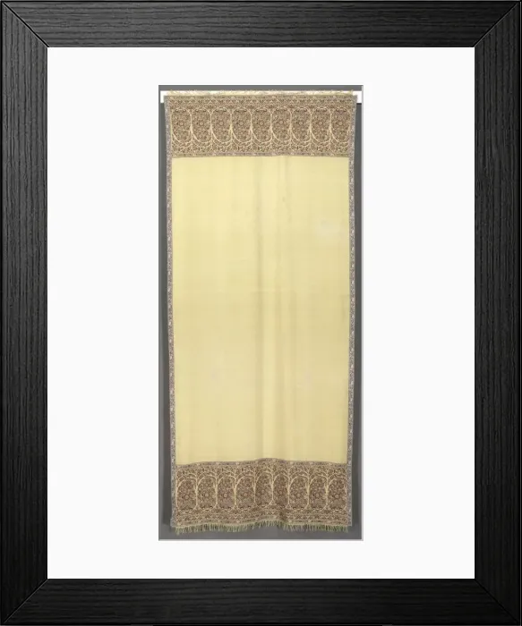 Framed Print : Long Shawl, before 1815. Creator: Unknown Framed Print : Long Shawl, before 1815. Creator: Unknown