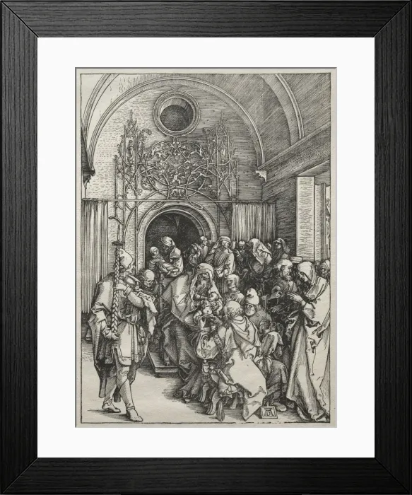 Framed Print : Life of the Virgin: The Circumcision, 1504-1505. Creator: Albrecht Dürer (German, 1471-1528) Framed Print : Life of the Virgin: The Circumcision, 1504-1505. Creator: Albrecht Dürer (German, 1471-1528)
