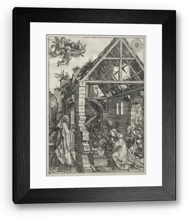 Framed Print : Life of the Virgin: The Nativity, 1504-1505. Creator: Albrecht Dürer (German, 1471-1528) Framed Print : Life of the Virgin: The Nativity, 1504-1505. Creator: Albrecht Dürer (German, 1471-1528)