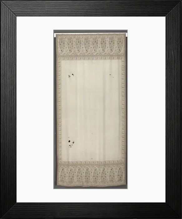 Framed Print : Long Shawl, c. 1815. Creator: Unknown Framed Print : Long Shawl, c. 1815. Creator: Unknown