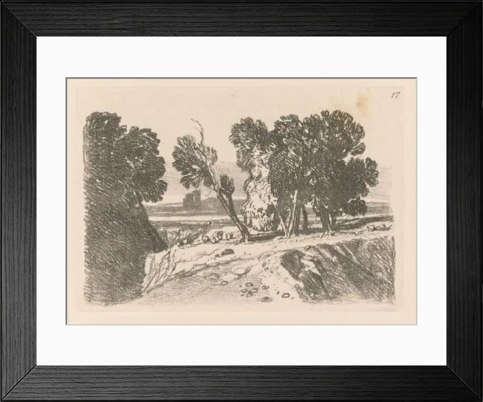 Framed Print : Liber Studiorum: Plate 17, A Study, 1838. Creator: John Sell Cotman (British, 1782-1842) Framed Print : Liber Studiorum: Plate 17, A Study, 1838. Creator: John Sell Cotman (British, 1782-1842)