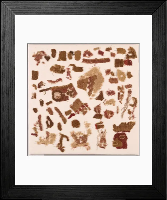 Framed Print : Loose Textile Fragments, c. 50-650. Creator: Unknown Framed Print : Loose Textile Fragments, c. 50-650. Creator: Unknown