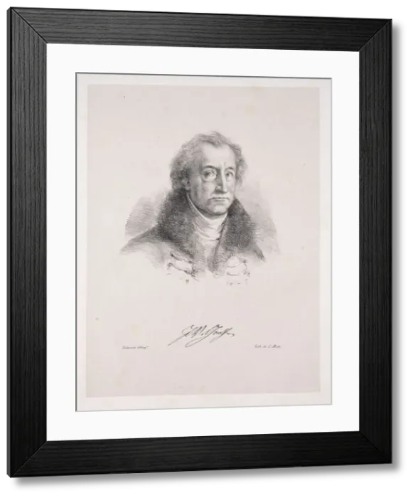 Framed Print : Illustrations for Faust, 1828. Creator: Eugene Delacroix (French, 1798-1863) Framed Print : Illustrations for Faust, 1828. Creator: Eugene Delacroix (French, 1798-1863)