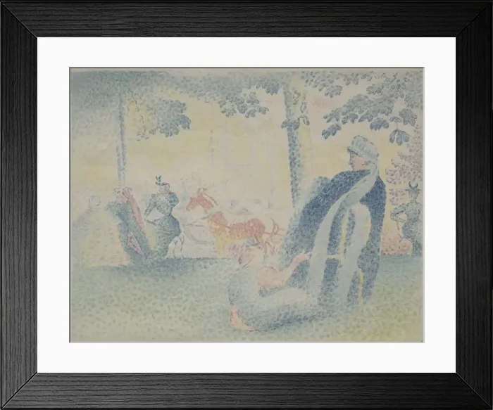 Framed Print : In the Park. Creator: Henri-Edmond Cross (French, 1856-1910) Framed Print : In the Park. Creator: Henri-Edmond Cross (French, 1856-1910)