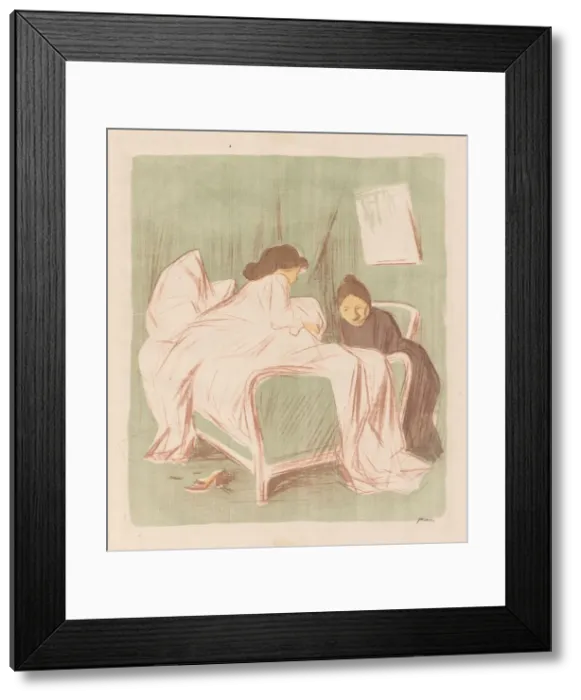 Framed Print : Instructions for the Day. Creator: Jean Louis Forain (French, 1852-1931) Framed Print : Instructions for the Day. Creator: Jean Louis Forain (French, 1852-1931)