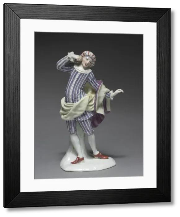 Framed Print : Italian Comedy Figure: Mezetin, c. 1753. Creator: Fürstenberg Porcelain Factory Framed Print : Italian Comedy Figure: Mezetin, c. 1753. Creator: Fürstenberg Porcelain Factory