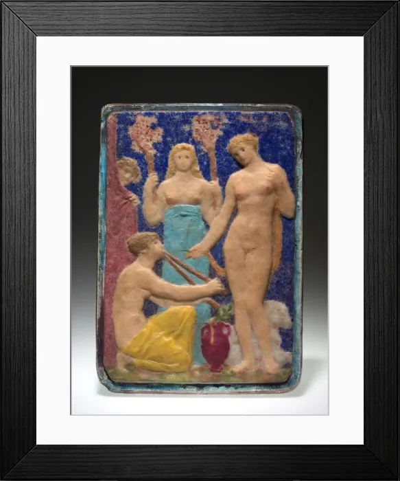 Framed Print : Incantation, 1892. Creator: Henri Cros (French, 1840-1907) Framed Print : Incantation, 1892. Creator: Henri Cros (French, 1840-1907)