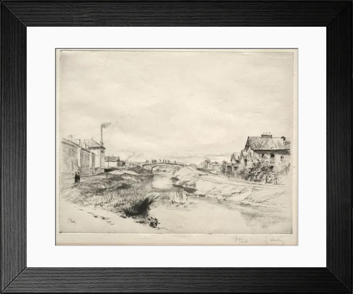 Framed Print : Industrial Section, Troyes. Creator: Gustave Leheutre (French, 1861-1932) Framed Print : Industrial Section, Troyes. Creator: Gustave Leheutre (French, 1861-1932)