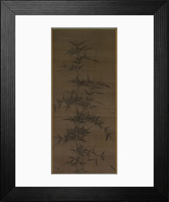 Framed Print : Ink Bamboo, 1200s. Creator: Unknown Framed Print : Ink Bamboo, 1200s. Creator: Unknown