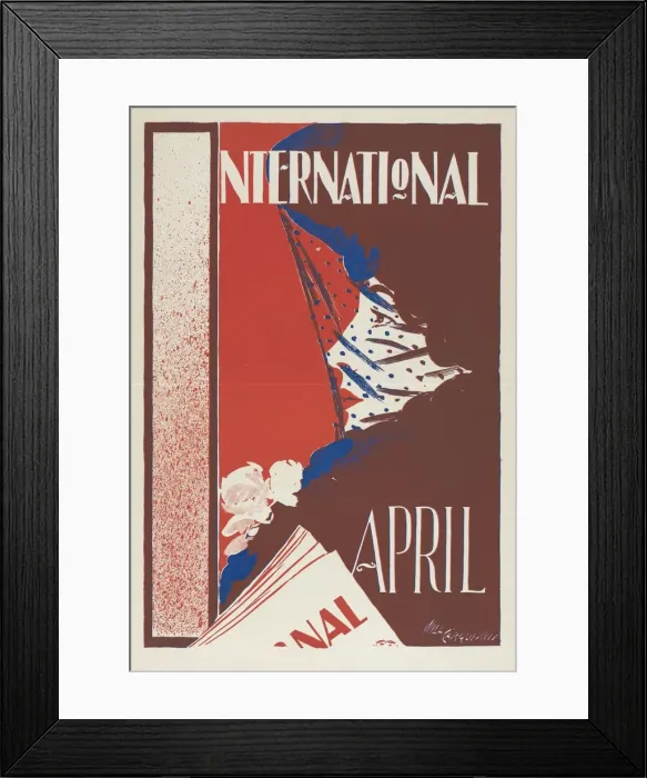 Framed Print : International, April, 1896-1898. Creator: Will Carqueville (American, 1871-1946) Framed Print : International, April, 1896-1898. Creator: Will Carqueville (American, 1871-1946)