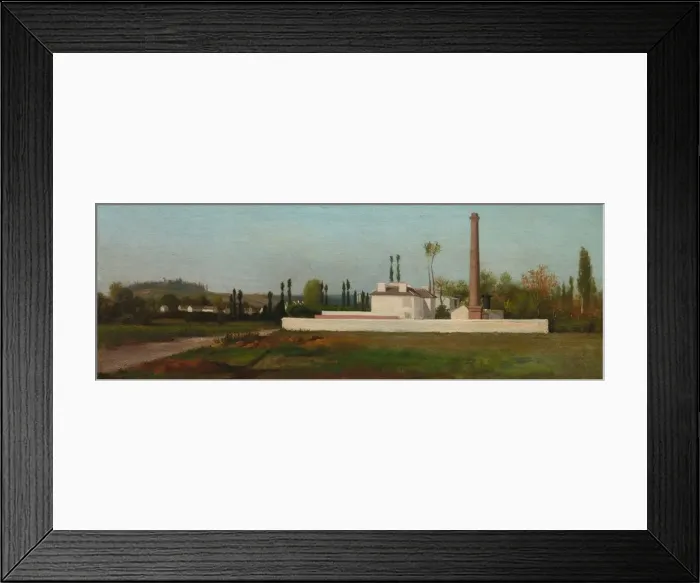 Framed Print : Industrial Plant, c. 1865-1870. Creator: Antoine Chintreuil (French, 1814-1873) Framed Print : Industrial Plant, c. 1865-1870. Creator: Antoine Chintreuil (French, 1814-1873)