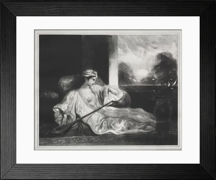 Framed Print : Orientalia. Creator: Louis Candide Boulanger (French, 1806-1867) Framed Print : Orientalia. Creator: Louis Candide Boulanger (French, 1806-1867)