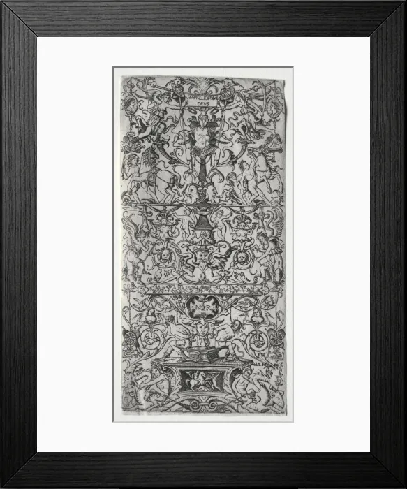 Framed Print : Ornament Panel: Mars, God of Battles, c. 1507. Creator: Nicoletto da Modena (Italian) Framed Print : Ornament Panel: Mars, God of Battles, c. 1507. Creator: Nicoletto da Modena (Italian)