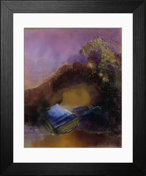 Framed Print : Orpheus, c. 1903-1910. Creator: Odilon Redon (French, 1840-1916) Framed Print : Orpheus, c. 1903-1910. Creator: Odilon Redon (French, 1840-1916)