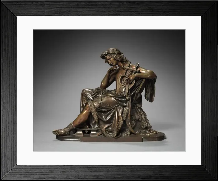 Framed Print : Orpheus, early 1860s. Creator: Albert-Ernest Carrier-Belleuse (French, 1824-1887) Framed Print : Orpheus, early 1860s. Creator: Albert-Ernest Carrier-Belleuse (French, 1824-1887)