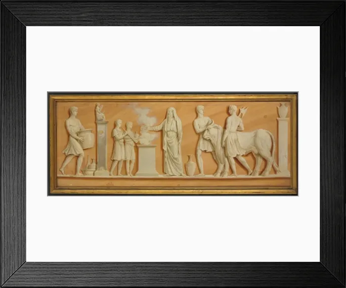 Framed Print : Overdoor Painting and Double-Leaf Doors, 1790s. Creator: Pierre Rousseau (French, 1751-1829) Framed Print : Overdoor Painting and Double-Leaf Doors, 1790s. Creator: Pierre Rousseau (French, 1751-1829)