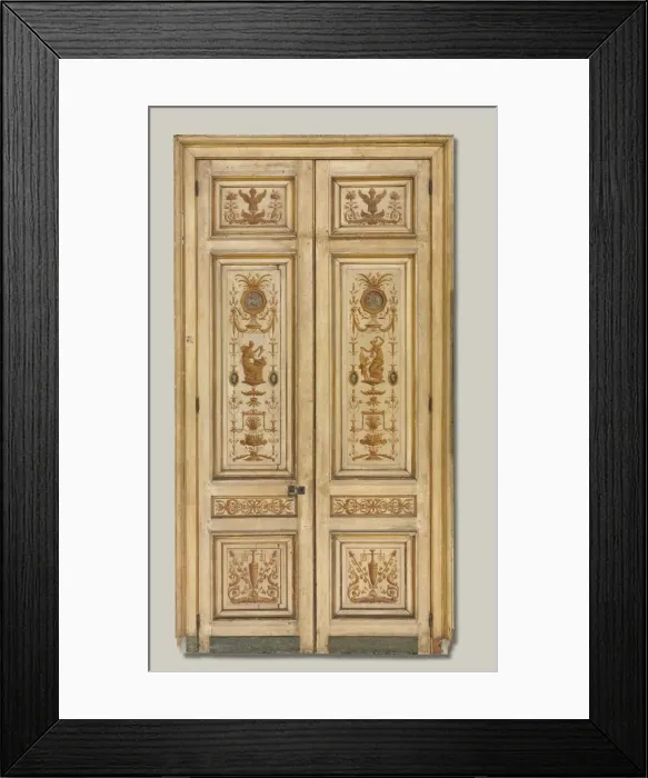 Framed Print : Overdoor Painting, 1790s. Creator: Pierre Rousseau (French, 1751-1829) Framed Print : Overdoor Painting, 1790s. Creator: Pierre Rousseau (French, 1751-1829)
