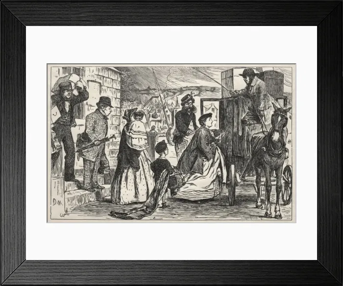 Framed Print : Our Brilliant Failure, 1865. Creator: George Louis Palmella Busson Du Maurier (British, 1834-1896) Framed Print : Our Brilliant Failure, 1865. Creator: George Louis Palmella Busson Du Maurier (British, 1834-1896)