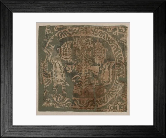 Framed Print : Ornament from a Tunic, 8th-9th century. Creator: Unknown Framed Print : Ornament from a Tunic, 8th-9th century. Creator: Unknown