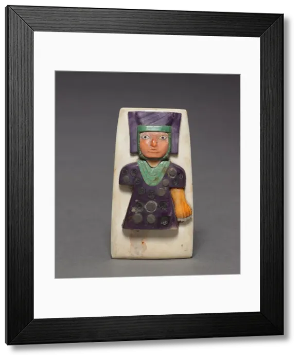 Framed Print : Ornament with Figure, 600-1000. Creator: Unknown Framed Print : Ornament with Figure, 600-1000. Creator: Unknown