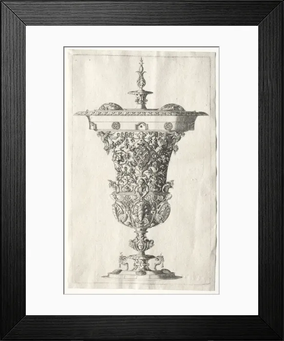 Framed Print : Ornamental Vase, 1500s. Creator: Wenzel Jamnitzer I (German, 1508 / 09-1585) Framed Print : Ornamental Vase, 1500s. Creator: Wenzel Jamnitzer I (German, 1508 / 09-1585)