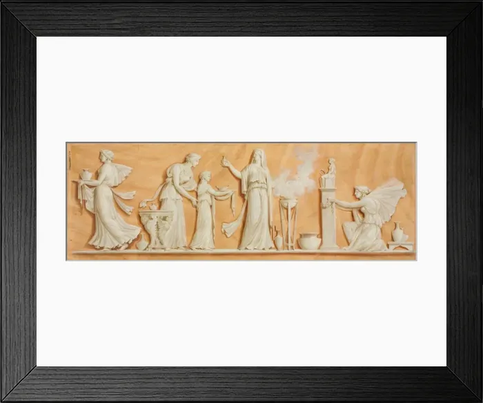 Framed Print : Overdoor Painting, 1790s. Creator: Pierre Rousseau (French, 1751-1829) Framed Print : Overdoor Painting, 1790s. Creator: Pierre Rousseau (French, 1751-1829)