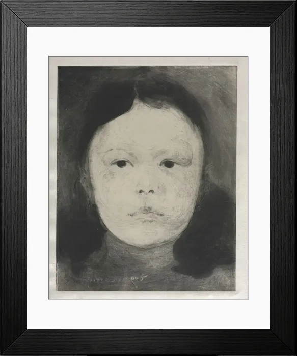 Framed Print : Marguerite Carriere, 1890. Creator: Eugene Carriere (French, 1849-1906) Framed Print : Marguerite Carriere, 1890. Creator: Eugene Carriere (French, 1849-1906)
