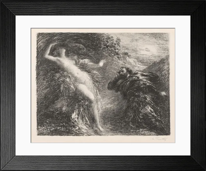 Framed Print : Manfred and Astarte, 1892. Creator: Henri Fantin-Latour (French, 1836-1904) Framed Print : Manfred and Astarte, 1892. Creator: Henri Fantin-Latour (French, 1836-1904)