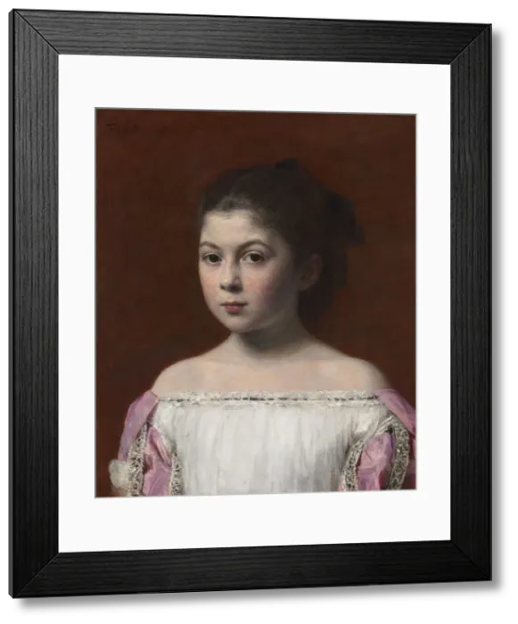 Framed Print : Marie-Yolande de Fitz-James, 1867. Creator: Henri Fantin-Latour (French, 1836-1904) Framed Print : Marie-Yolande de Fitz-James, 1867. Creator: Henri Fantin-Latour (French, 1836-1904)