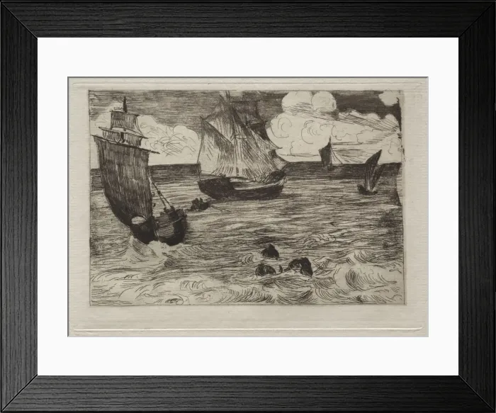 Framed Print : Marine. Creator: Edouard Manet (French, 1832-1883) Framed Print : Marine. Creator: Edouard Manet (French, 1832-1883)