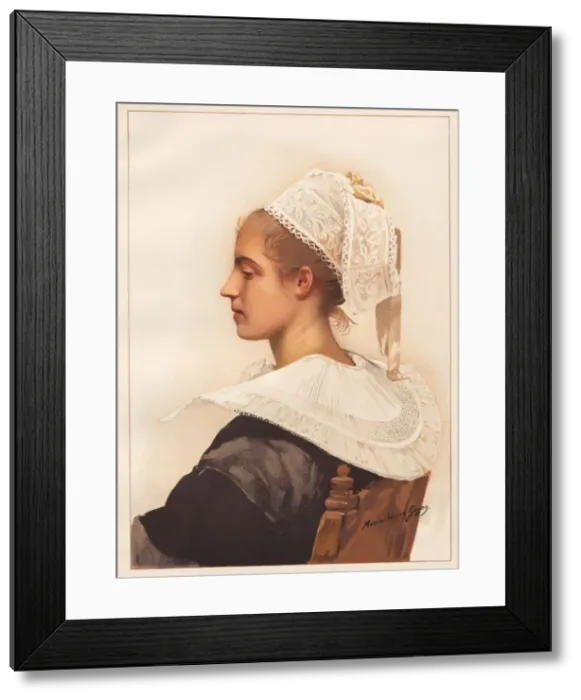 Framed Print : Maris Stella, 1899. Creator: Maximilienne Guyon (French, 1869-1903); Imprimerie Champenois Framed Print : Maris Stella, 1899. Creator: Maximilienne Guyon (French, 1869-1903); Imprimerie Champenois