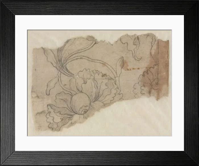 Framed Print : Marquetry Design, c. 1730 / 60. Creator: Unknown Framed Print : Marquetry Design, c. 1730 / 60. Creator: Unknown