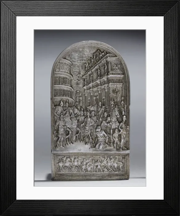 Framed Print : Martyrdom of a Saint, after 1866. Creator: Hermann Samuel Ratzerdorfer (Austrian, 1815-1891) Framed Print : Martyrdom of a Saint, after 1866. Creator: Hermann Samuel Ratzerdorfer (Austrian, 1815-1891)