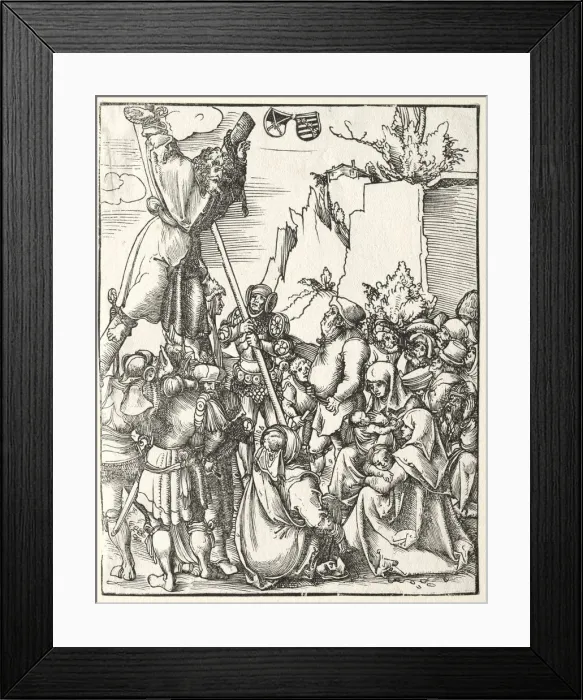 Framed Print : Martyrdom of St. Andrew. Creator: Lucas Cranach (German, 1472-1553) Framed Print : Martyrdom of St. Andrew. Creator: Lucas Cranach (German, 1472-1553)