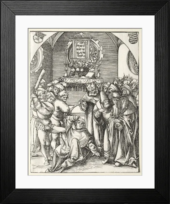 Framed Print : Martyrdom of St. Judas Thaddeus. Creator: Lucas Cranach (German, 1472-1553) Framed Print : Martyrdom of St. Judas Thaddeus. Creator: Lucas Cranach (German, 1472-1553)