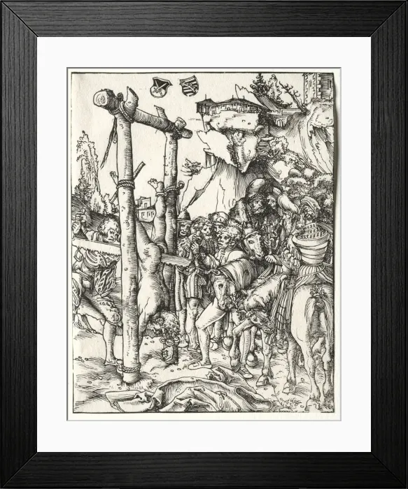 Framed Print : Martyrdom of St. Simeon, c. 1510 / 15. Creator: Lucas Cranach (German, 1472-1553) Framed Print : Martyrdom of St. Simeon, c. 1510 / 15. Creator: Lucas Cranach (German, 1472-1553)