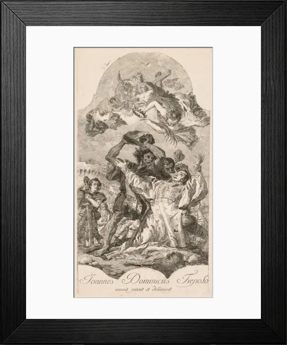 Framed Print : Martyrdom of St. Stephen. Creator: Giovanni Domenico Tiepolo (Italian, 1727-1804) Framed Print : Martyrdom of St. Stephen. Creator: Giovanni Domenico Tiepolo (Italian, 1727-1804)